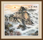 泰山国画