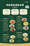 商务套餐菜单海报