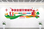 文明城市文化墙