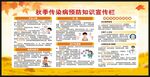 秋季传染病预防知识宣传栏