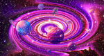 绚丽星空星球宇宙太空星系