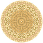 圆形古典传统花纹