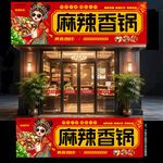 麻辣香锅门头