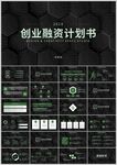 创业融资计划书PPT模板