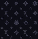暗蓝复古星纹无缝底纹
