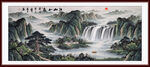 紫气东来国画