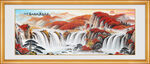 鸿运当头山水国画