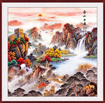国画山水