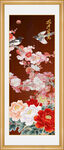 中式牡丹花鸟装饰画