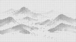三角形山水镂空