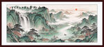 客厅山水画