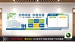 文明校园你我共建文化墙