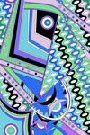 民族风抽象几何 数码 方巾