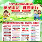 全国安全用药月  展板