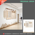 文明社区楼门公约文化墙