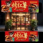 烤红薯门头