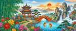 中堂国风山水吉祥装饰画