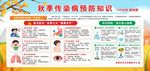 秋季传染病预防知识宣传栏