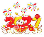2027羊年新春创意插画