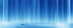 招财瀑布山水画