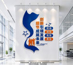 创新引领发展企业文化墙