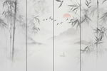 杜邦纸 竹影