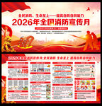 消防安全知识教育海报
