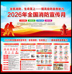 2026年消防月宣传栏