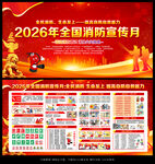 2026全国消防宣传月宣传栏
