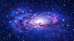 蓝紫色宇宙星空