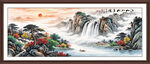 中堂山水风景装饰画