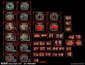 富力欧式家装施工图