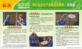 煤矿安全生产展板