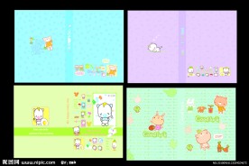 韩国卡通可爱本本封面二