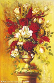 油画花卉