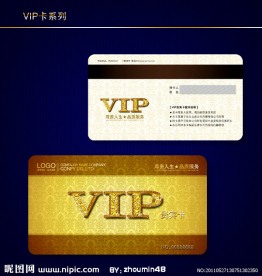 VIP卡模板