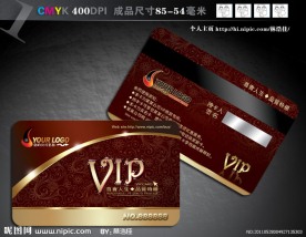 尊贵酒店VIP贵宾卡PSD模版