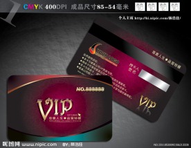 高尚典雅VIP贵宾卡PSD模版