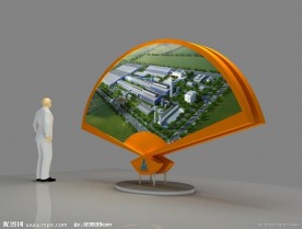 灯箱3D效果图带材质