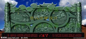 二十四节气浮雕墙夏季