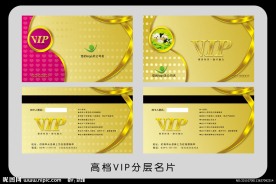 童装尊贵vip名片模版