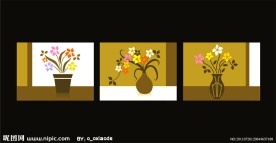 装饰画 花瓶