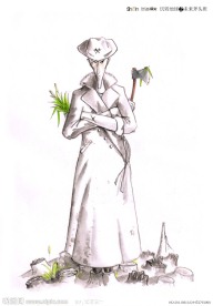 插画 玩转地球 人物 斧头班 环保