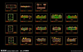 东莞市档案展厅全套旋工图