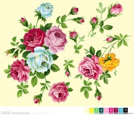 玫瑰花（通道分层）