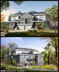 两套别墅方案带效果图
