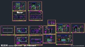 精品茶行施工图