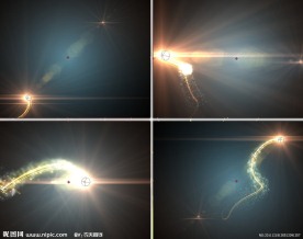 AE流动光带追踪光晕前景