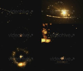 粒子文字LOGO标志演绎片头