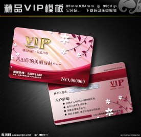 VIP模板 vip 精品VIP vip卡 美容卡 美容VIP